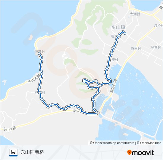 公交627路的线路图