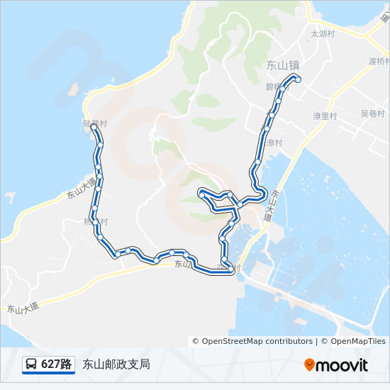 627路 bus Line Map