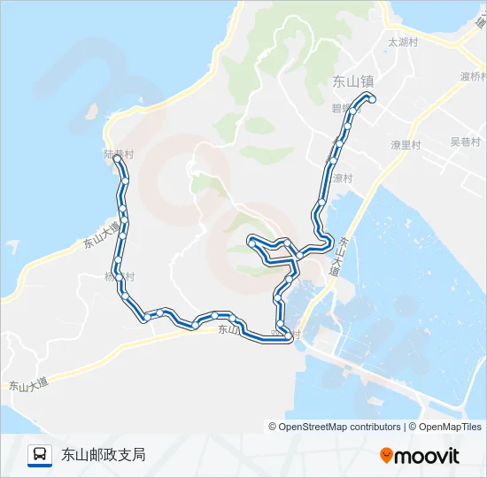 公交627路的线路图