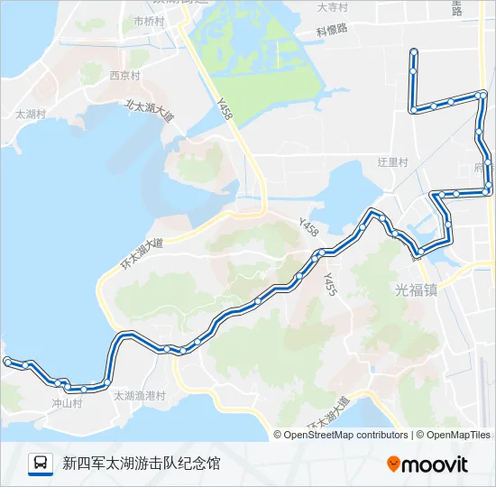 651路 Bus Line Map