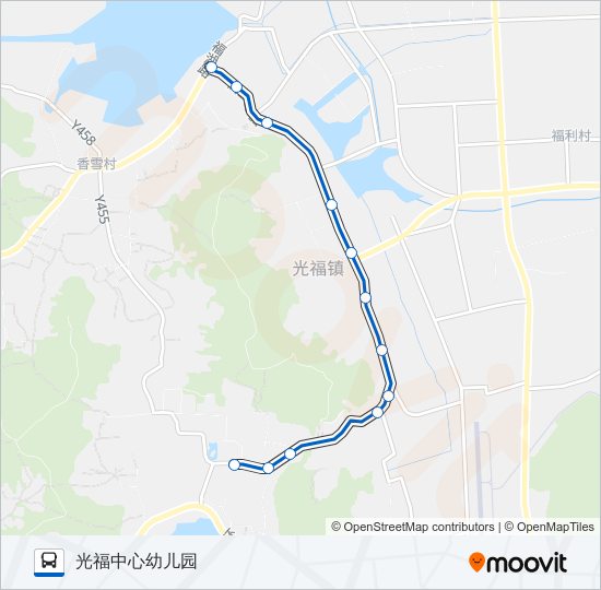 公交652路的线路图