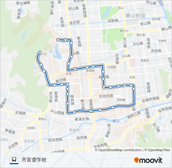 公交662路的线路图