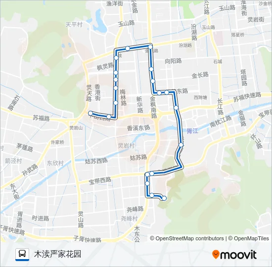 665路 Bus Line Map