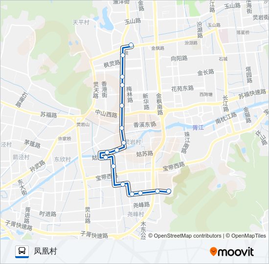 公交666路的线路图