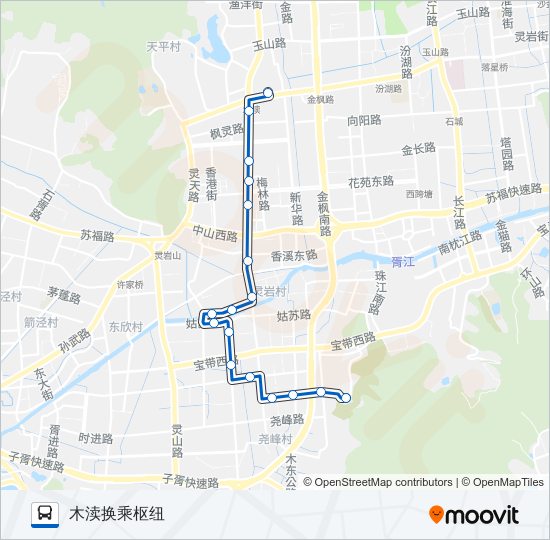 666路 bus Line Map