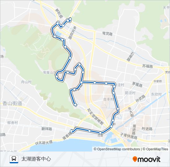 公交667路的线路图