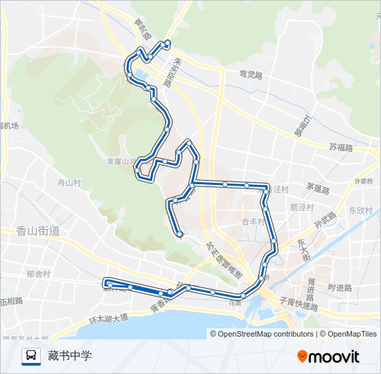 公交667路的线路图