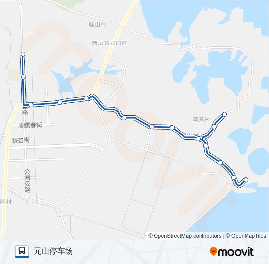 公交696路的线路图