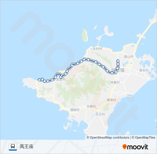 公交697路的线路图