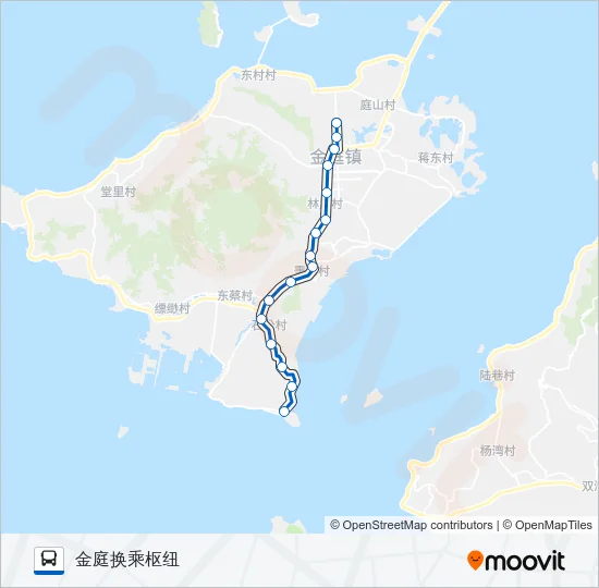 698路 Bus Line Map