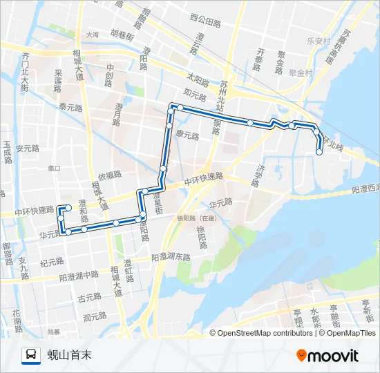 801路 Bus Line Map