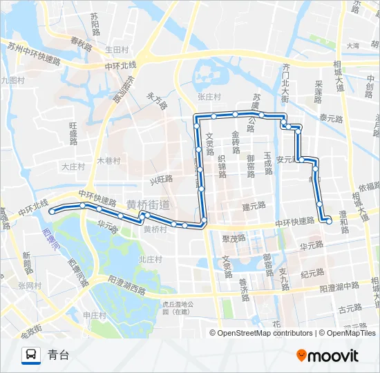 802路 Bus Line Map