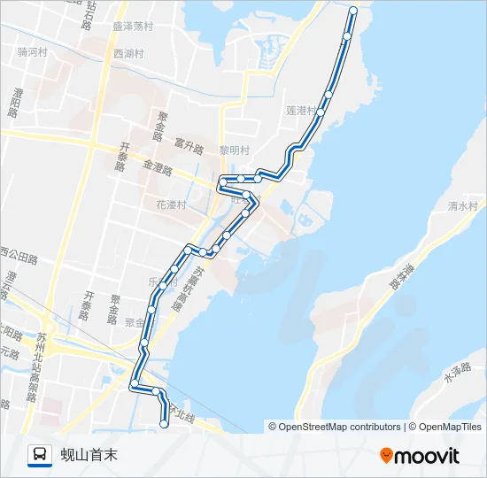803路 Bus Line Map