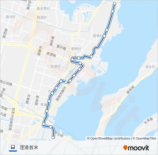 803路 Bus Line Map