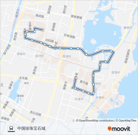 公交804路的线路图