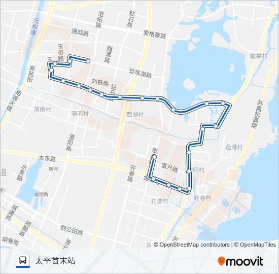 804路 Bus Line Map