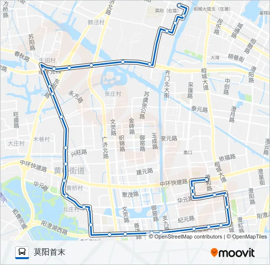 805路 Bus Line Map