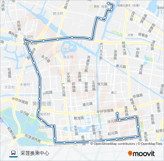805路 Bus Line Map