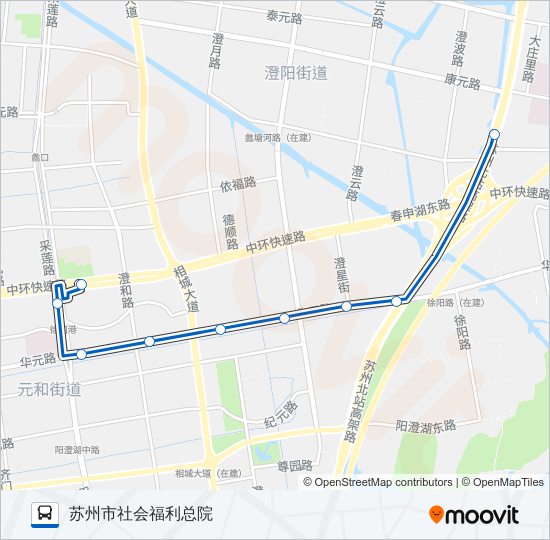 807路 bus Line Map