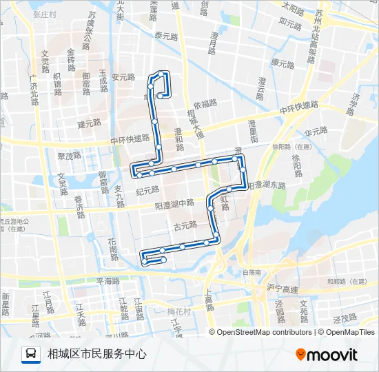 809路 Bus Line Map