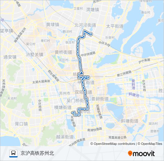 公交811路的线路图