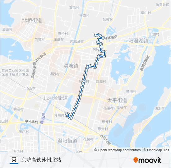 公交813路的线路图