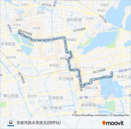 公交814路的线路图