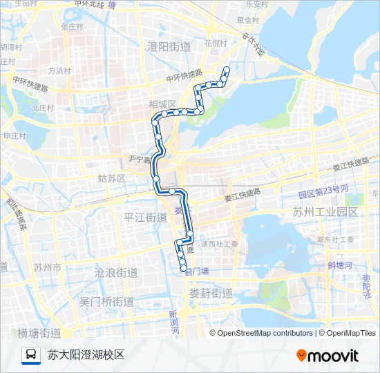 817路 Bus Line Map