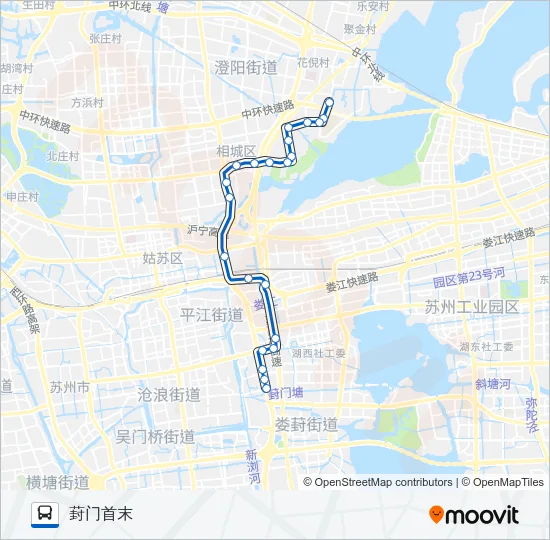 817路 Bus Line Map