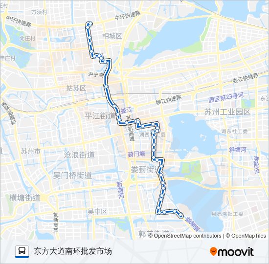 公交818路的线路图