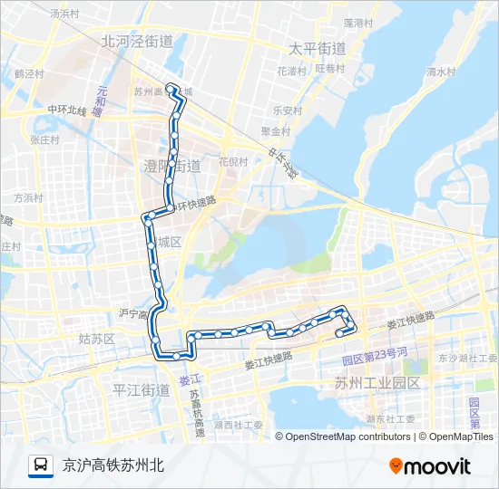 819路 Bus Line Map