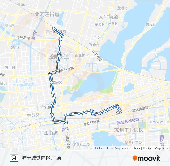 819路 Bus Line Map