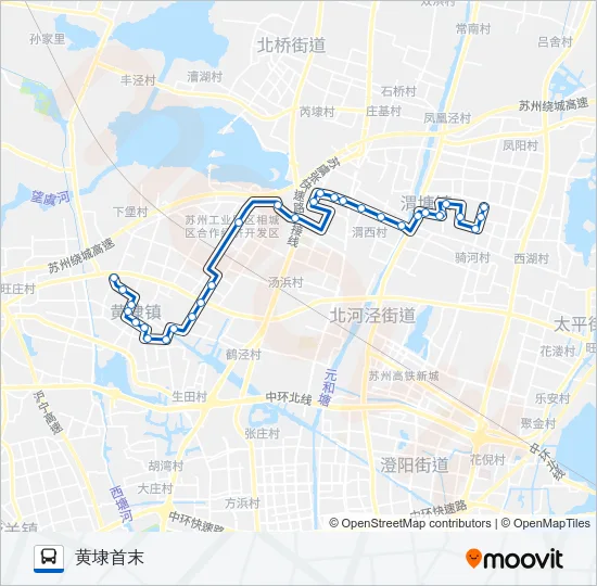 821路 Bus Line Map