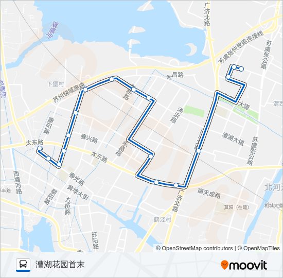 公交823路的线路图