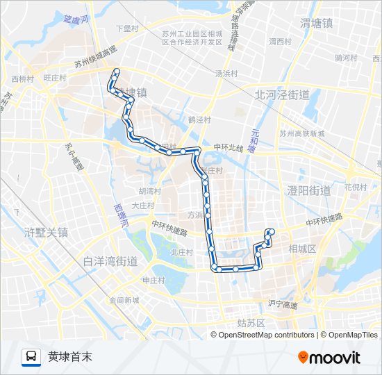 公交825路的线路图
