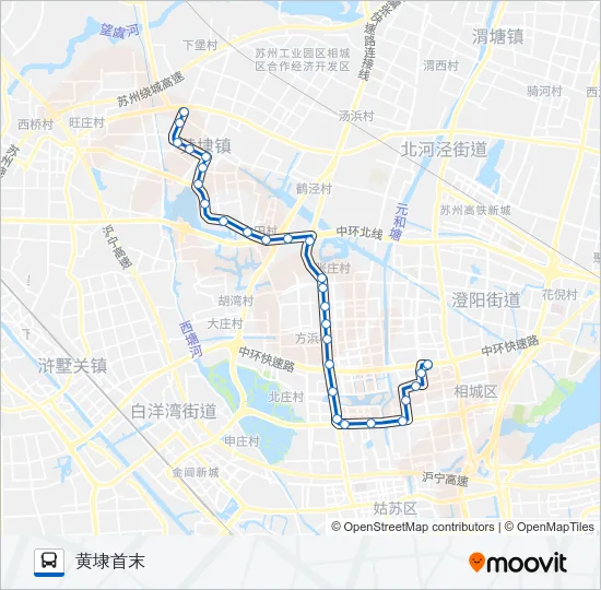 825路 Bus Line Map
