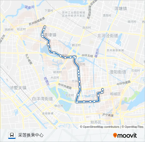 825路 Bus Line Map
