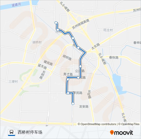 公交826路的线路图