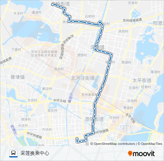 832路 Bus Line Map