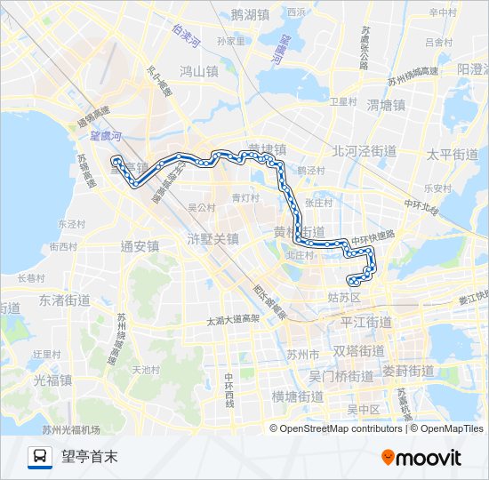 公交851路的线路图