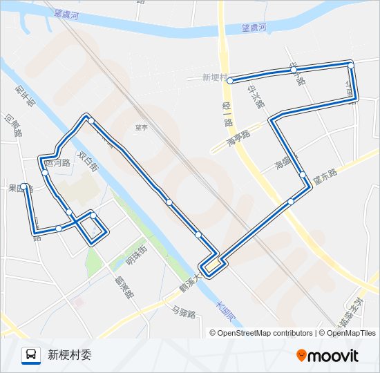 公交855路的线路图