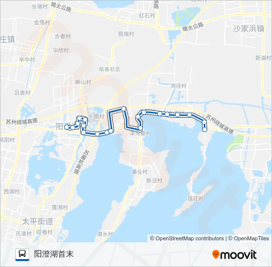 864路 Bus Line Map