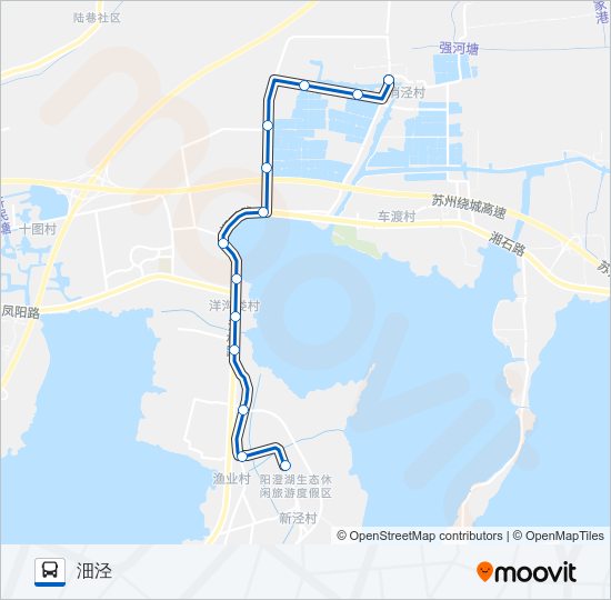 公交865路的线路图