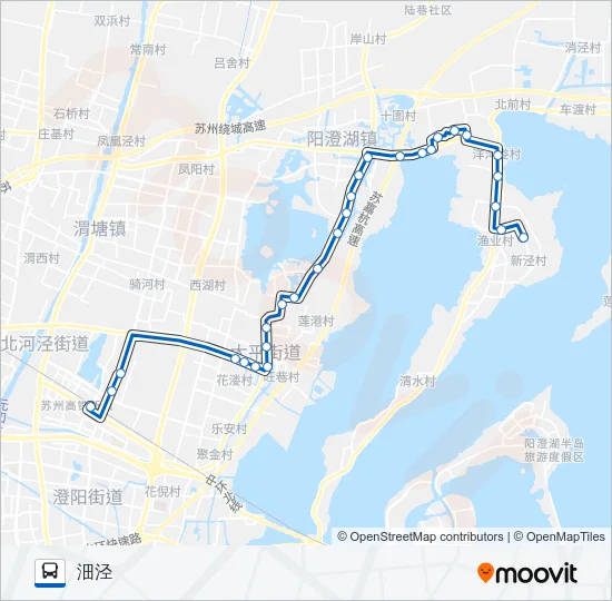 866路 Bus Line Map