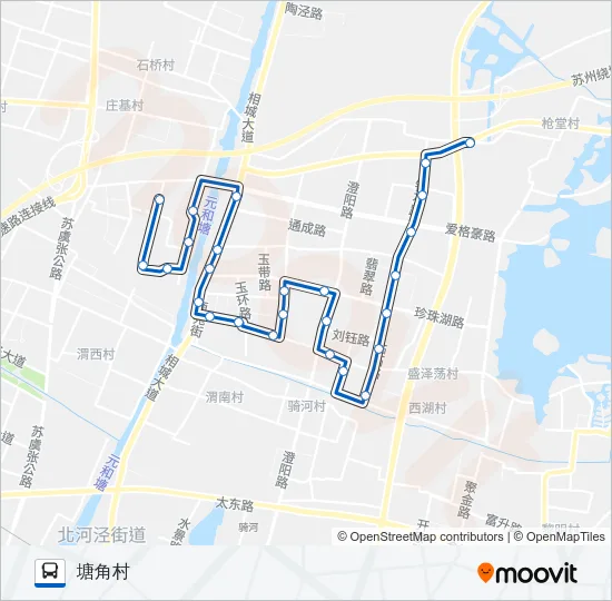 875路 Bus Line Map
