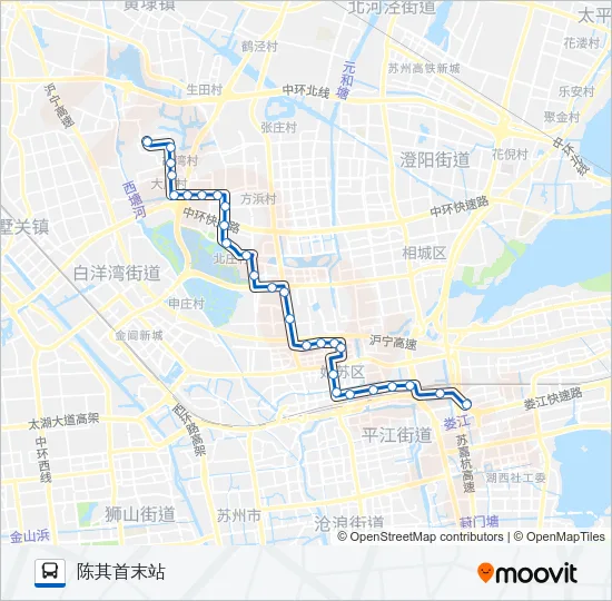 876路 Bus Line Map
