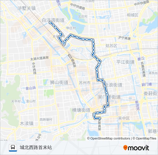921路 bus Line Map