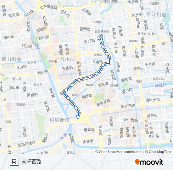 公交922路的线路图