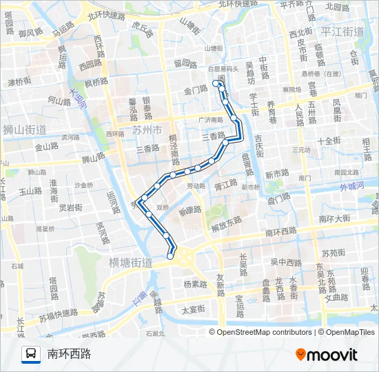 公交922路的线路图