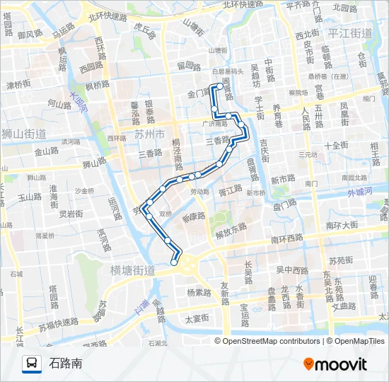 公交922路的线路图